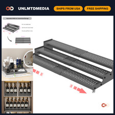 Expandable 3-Tier Heavy Duty Spice Rack Organizer for Kitchen, Pantry & Countert picture