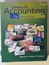 Century 21 Accounting: 11e General Journal, a comprehensive instruction book. picture