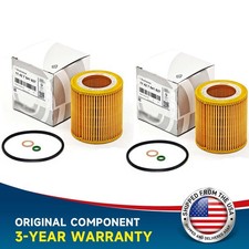 OEM Oil Filter HU816X For BMW E60 E82 E88 E92 F06 F10 F22 F30 F32 F34 2Pcs picture