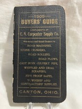 Antique Vintage 1909 Buyers Guide Road Machines Farm Railroad Plows Many Picture picture
