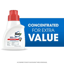Roundup Weed & Grass Killer Concentrate 16 fl oz Flower Beds Yard Outdoor Weed C picture