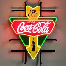 US STOCK Ice Cold Cola Drink Neon Sign 19