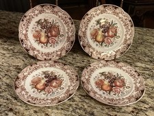 Johnson Bros. Windsorware Fruit Harvest Salad Plates (4) picture