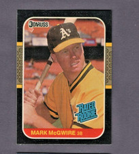 2001 DONRUSS ROOKIE REPRINT CANVAS ERROR PROTOTYPE NEVER SEEN MARK MCGWIRE 1/1 picture