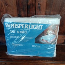 Vintage Northern Chatham Whisperlight Sheet Blanket Queen/King *NEW* picture