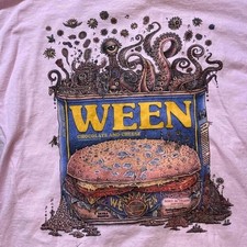 Remake Ween band 90s Light Pink Retro T shirt Unisex tee Classic style S-5XL picture