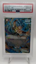 2026 DBS Fusion World Secret Rare Alternate Art Gogeta BR FB09-121 PSA 10 GEM MT picture