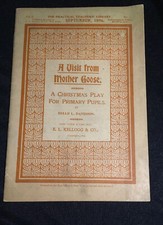 1896 Practical Teachers Library A Visit from Mother Goose picture
