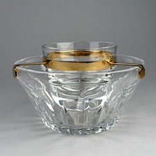Vintage Baccarat France Biarritz Crystal Caviar Serving Set Euc picture