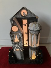 Anthropologie Halloween Florence Balducci White/Bird style Light-Up Paper House picture