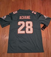 kid's customized #28 de'von achane dolphins S-xl Stitched nwt aqua picture