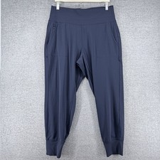 Athleta Venice Jogger Pants Women Size Large Blue Activewear picture