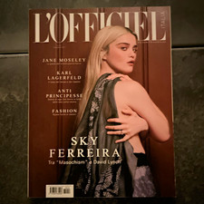 L’OFFICIEL Italia Magazine 2017 Sky Ferreira RARE  picture