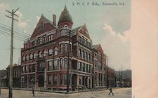 Evansville Indiana YMCA Building Vtg Postcard 43A picture