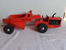 *Vintage Early 50's Nylint Tournarocker Pressed Steel Dump Earth Mover 17 Inches picture