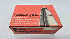 RARE PENTEL R3 Rolling Writer Case of 12 Rollerball Pen Anodized Aluminum Japan picture