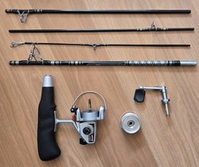 VTG DAIWA MINI SPIN 5 FT FISHING ROD POLE CARRY CASE REEL PORTABLE TRAVEL  picture