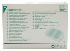 3M 1626W Tegaderm Transparent Film Dressing 4 in. x 4¾ in. (2 Boxes of 50) picture