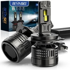 BEVINSEE 2x 9003 H4 LED Headlight Bulbs 150W 28000LM 6000K Bright Xenon White picture