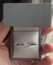 .70 CT Pear Cut Natural Diamond Solitare Ring 14K Reis Nichols picture