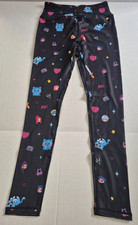 Cartoon Anime Manga KPOP Print Leggings GIRLS Size 120 5-6 yr Active Dance NEW picture