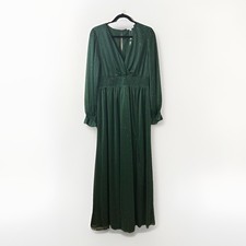 Baltic Born Maxi Dress Sparkle Emerald Green XL Forest Fairycore Cottagecore NWT picture