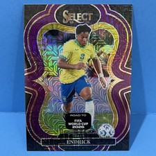 2025-26 Panini Select FIFA Endrick Purple Mojo Prizm Mezzanine #162 picture