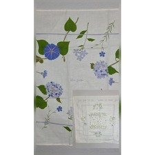 Libeco Lagae Set Of 2 Table Toppers Belgian Linen Floral French Blue Garden picture