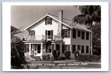 K66/ Lake Worth Florida RPPC Postcard L.L. Cook c40-50s Colonial Lodge 192 picture