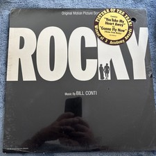 SEALED - ROCKY 1976 Original Soundtrack Vintage Vinyl LP w/HYPE STICKER promo picture
