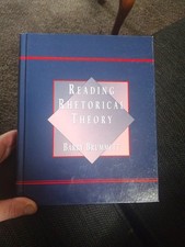 Reading Rhetorical Theory by Barry Brummett, 2000 Large hardback  VG textbook  picture