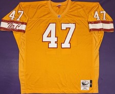 Authentic Mitchell & Ness 1993 Tampa Buccaneers John Lynch #47 “Mr. C” Jersey 56 picture