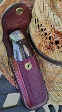 1981 Case XX Sidewinder Knife   Wood Handle w/ Sheath picture