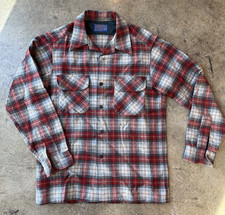 Vintage Pendleton Made in USA Mens Loop Collar Board Shirt Medium picture