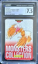 FEAROW 1996 Pokemon Bandai Carddass Red RC Rookie Card #022 CGC 7.5 NRMT+ picture