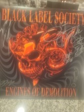 Black Label Society Autographed Vinyl picture