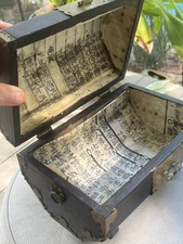 19th Century Korean Joseon Dynast Scholar Box with Hanja Text Poems picture