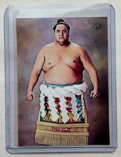 Akebono Limited Edition Artist Signed “SUMO Legend” Trading Card 10/10 picture