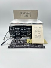 Eyevan 7285 eyeglasses titanium 537E 8012 Pewter Silver Black 44 23 145 NIB picture