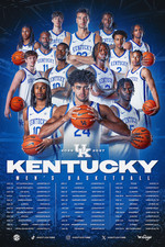 University of Kentucky Wildcats 2026-27 Men's Basketball Schedule Poster picture