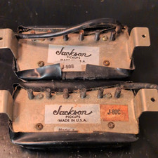 VINTAGE Jackson J-50B & J-80C w/ JE-1200 Mid Boost Guitar Pickup Set Made In USA picture