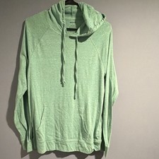 Abound Green Cotton Blend Pullover Hoodie Kangaroo Pocket Drawstring Men’s M picture
