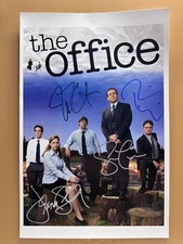SIGNED THE OFFICE 11x17 TV Series Poster COA by 4 of the actors - Ships FREE picture