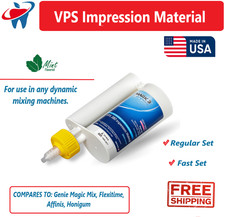 Dental 380ml VPS Impression Material Monophase Heavy Body Fast Set Mint PVS USA picture