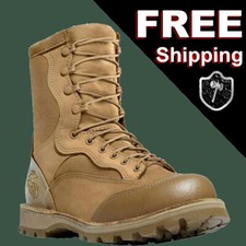 Danner Boots  USMC Rat Steel Toe 15610X Tan Leather Mojave Combat MSRP $349.99 picture