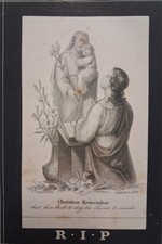 1880s Long Branch NJ Victorian MOURNING Card Gothic Monmouth Rev James McFaul picture