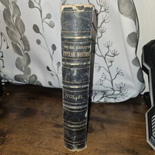 1886 Antique Frank Leslie's Popular Monthly Vol 21 Hardcover Book  picture