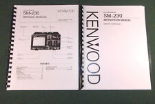Kenwood SM-230 Service & Instruction Manuals: w/11x30