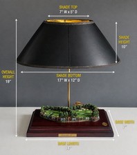 Vintage Fairway Replicas Augusta 13th Hole PGA Tour Golf Desk Lamp Masters picture