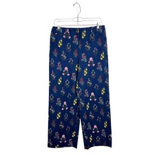 NWT Talbots Floral Print Wide Ankle Twill Pant 6 Cotton Stretch picture